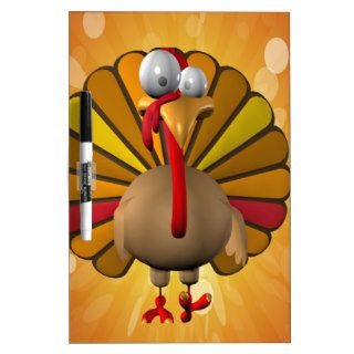 Funny Thanksgiving Turkey Dry Erase Board
