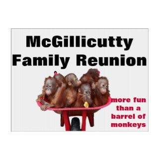 Fun Family Reunion Party Sign