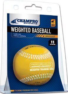 Champro Weighted Baseball Cover, Package (Yellow, 11 Ounce)  Sports & Outdoors