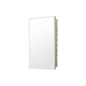 Pegasus 16 in. x 26 in. Recessed or Surface Mount Medicine Cabinet in Stainless Steel SP4592