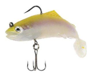 Real Fish River and Lake Special Hitch Trout Bait, 10 Inch, Yellow  Artificial Fishing Bait  Sports & Outdoors