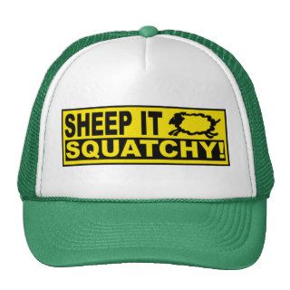 SHEEP IT SQUATCHY Monsters Mysteries SHEEPSQUATCH Trucker Hat