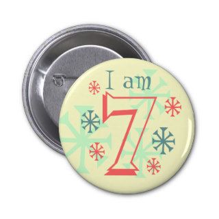 I am ? custom birthday button badge