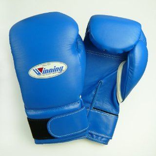 Winning Velcro Training Boxing Gloves 14oz (Blue)  Sports & Outdoors