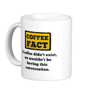 Funny Coffee Fact Mugs