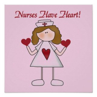 Nurses Have Heart T shirts and Gifts Print