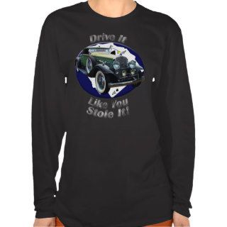 Cadillac 452 Coupe Women's Long Slv Dark T Shirt