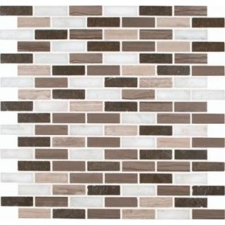 MS International Arctic Storm 12 in. x 12 in. Honed Marble Mesh Mounted Mosaic Floor and Wall Tile AS 10MM