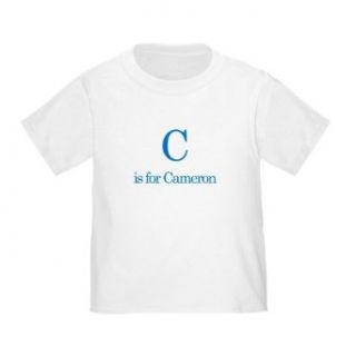 Personalized C is for Cameron Alphabet Letter Learn ABC Baby Infant Toddler Kids Shirt   CUSTOMIZE WITH ANY BOY OR GIRL NAME, Christmas Present Custom Gift Collection Clothing