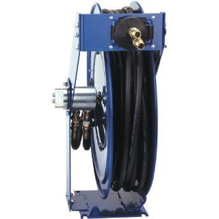 Coxreels TDMPL N 350 Dual Hydraulic Hose Spring Rewind Hose Reel for hydraulic oil 3/8" I.D., 50' hose capacity, less hose, 3000 PSI Air Tool Hose Reels