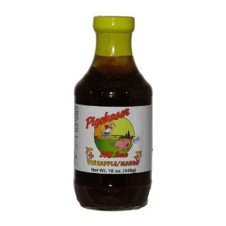 Pigchaser BBQ Sauce Pineapple/Mango  Barbecue Sauces  Grocery & Gourmet Food