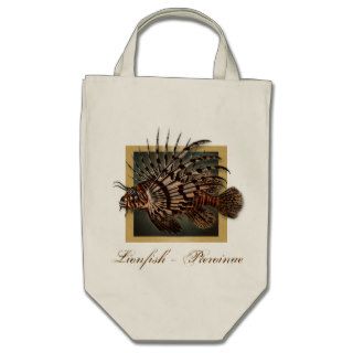 Reef coral fish fishing gifts for men tote bags