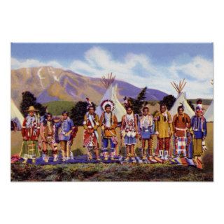 Arizona Apache Indians Camp Posters