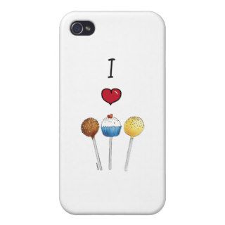 I love cake pops iPhone 4/4S cases