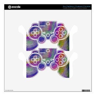 Neon Fantasy Decal For PS3 Controller