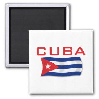 Cuba Flag 1 Refrigerator Magnets