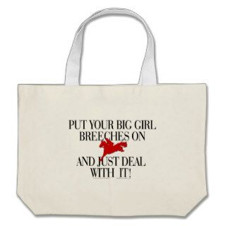 BIG GIRL BREECHES TOTE CANVAS BAGS