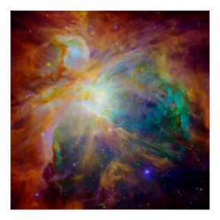 Orion Nebula (Hubble & Spitzer Telescopes) Posters