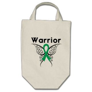 Liver Cancer Warrior Tribal Butterfly Bags