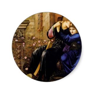 Edward Burne Jones  Love Among the Ruins Sticker