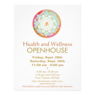Lotus Mandala Health and Wellness Flyer