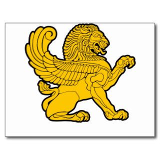 persian lion postcard