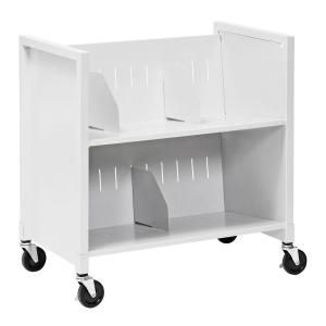 Buddy Products 25 7/8 in. W Low Profile Medical File Cart 5421 32