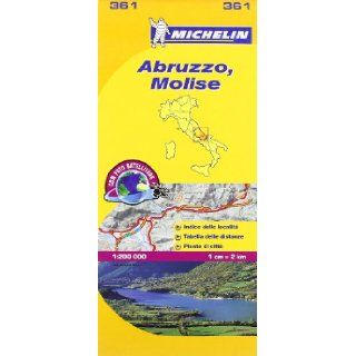 Michelin Map Italy Abruzzo, Molise 361 (Maps/Local (Michelin)) (Italian Edition) Michelin 9782067126701 Books