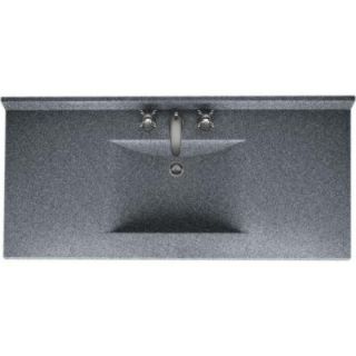 Swanstone Contour 49 in. Solid Surface Vanity Top in Night Sky with Night Sky Basin CV2249 012