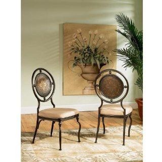 Powell Furniture   Basil Antique Brown Dining Side Chairs 18 Inch Seat Height   2 Chairs In 1 Carton   364 434   Dining Room Furniture Sets