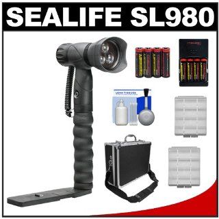 SeaLife SL980 Underwater Photo/Video LED Light Waterproof up to 330 ft. (100m) with Arm Bracket with Case + Batteries & Charger + Kit  Digital Camera Accessory Kits  Camera & Photo