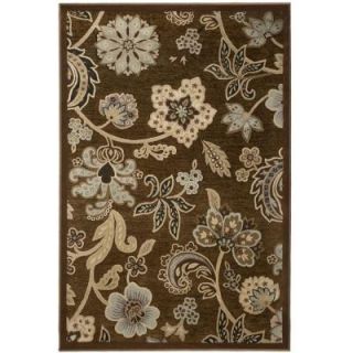 Orian Rugs Eve Birch Brown 6 ft. 5 in. x 9 ft. 8 in. Area Rug DISCONTINUED 243574