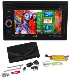 JVC KW AV60BT 6.1" Touchscreen In Dash DVD//USB Receiver With Bluetooth And Pandora Control With iPhone and Detachable Face  Vehicle Dvd Players 