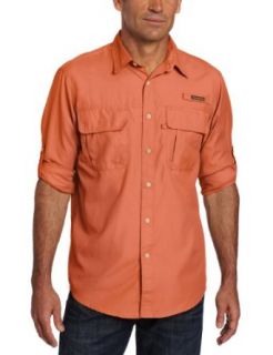 Arrow Men's Explorer Solid Woven Shirt, Burnt Brick, X Large at  Mens Clothing store