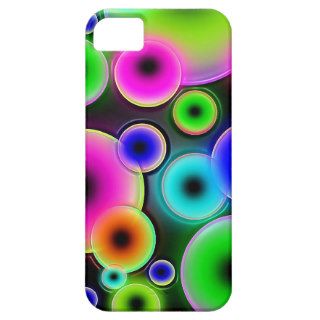 Funky Abstract Chic Polka Dots Circles Pattern Cover For iPhone 5/5S