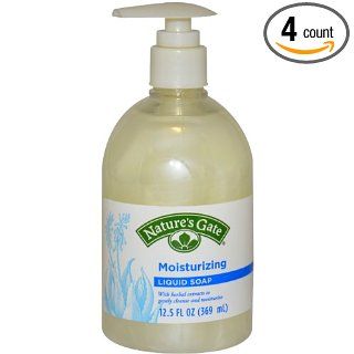Nature's Gate Liquid Soap, Moisturizing, 12.5 fl oz (369 mL) Bottles, (Pack of 4)  Hand Washes  Beauty