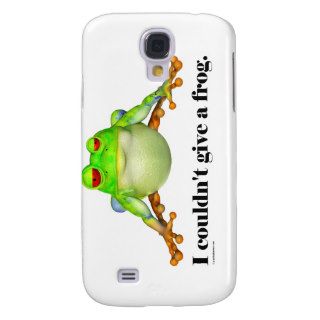 Funny Couldn't Give a Frog Cartoon Samsung Galaxy S4 Cover