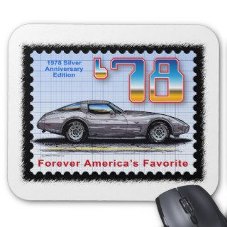1978 Silver Anniversary Special Edition Corvette Mouse Pads