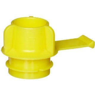 Kapsto 335 M 16 x 1.5 Polyethylene Grip Closure, Yellow, 19.0 mm Tube OD (Pack of 100) Pipe Fitting Protective Caps