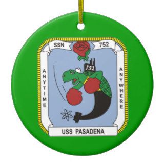 USS Pasadena SSN 752 Crest Ornament