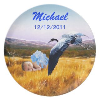 Baby boy name plate