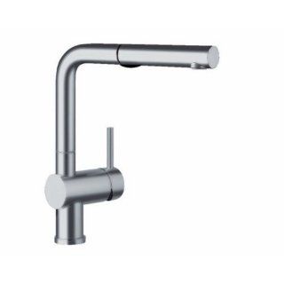 Blanco 441404 Linus Pullout with Dual Spray, Satin Nickel   Touch On Kitchen Sink Faucets  