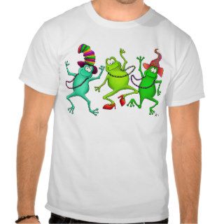 Three Dancing Frogs T Shirt