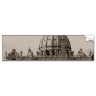 Dome of St Peters Basilica Rome Bumper Sticker