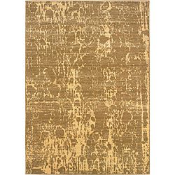 Cream/ Beige Abstract Area Rug (9'2 x 12'5) 7x9   10x14 Rugs