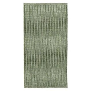 Home Decorators Collection Saddlestitch Green and Black 7 ft. 6 in. x 10 ft. 9 in. Area Rug 2881440620