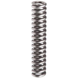 Music Wire Compression Spring, Steel, Metric, 11 mm OD, 2.2 mm Wire Size, 17.7 mm Compressed Length, 23 mm Free Length, 337.35 N Load Capacity, 63.55 N/mm Spring Rate (Pack of 10)