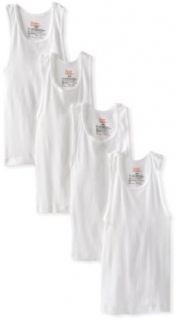 Hanes Boys 8 20 Platinum 4 Pack Tank Top Undershirts Clothing