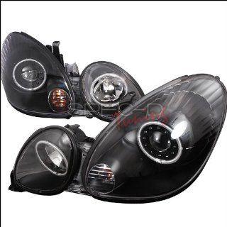 Lexus GS 300 1998 1999 2000 2001 2002 2003 2004 2005 CCFL LED Halo Projector Headlights   Black Automotive