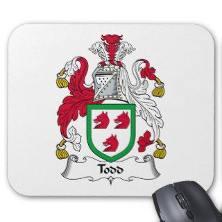 Todd Family Crest Mouse Mats